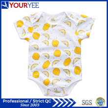 Melhor qualidade Verão miúdos infantis romântico Onesie (YBY119)